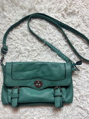 Classic Teal Crossbody Bag - Mellow World vegan ,cruelty free
